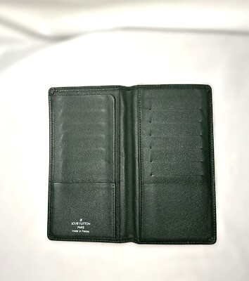 Vintage Louis Vuitton Dark Green Epi Leather Bi Fold Wallet | eBay