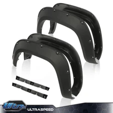 Fit For 2016-2022 Toyota Tacoma 4x smooth Wheel Fender Flares Pocket Rivet Style