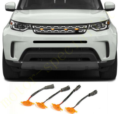 For Discovery Sport 2015-24 yellow Raptor Style Front Grill LED Marker Light Kit