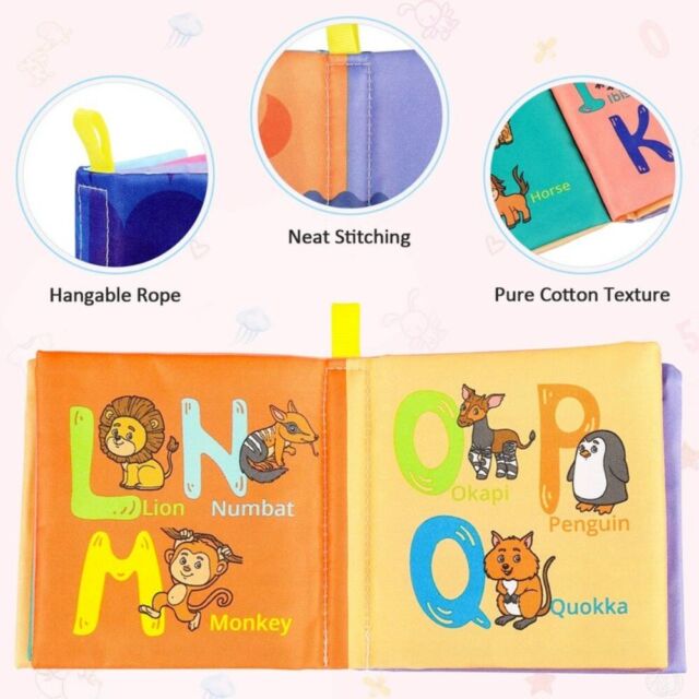 Baby-Tuch-Buch Erleuchtung Spielzeug Früh pädagogisch Krippen spielzeug