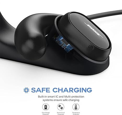 Alternate view of Portable Magnetic Headset Charging Base Usb Bose Sport Open Earbuds