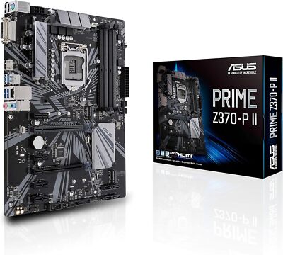 ASUS PRIME Z370-P II LGA 1151 (Intel 9th Gen) Z370 HDMI ATX Intel