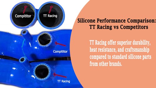4PLY Silicone Straight Coupler Hose intercooler 70mm 2.75" 2 3/4" Black - Bild 4 von 5