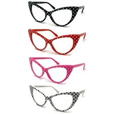 Classic Cat Eye Clear Lens Eye Glasses Sunglasses Retro Vintage Women Fashion