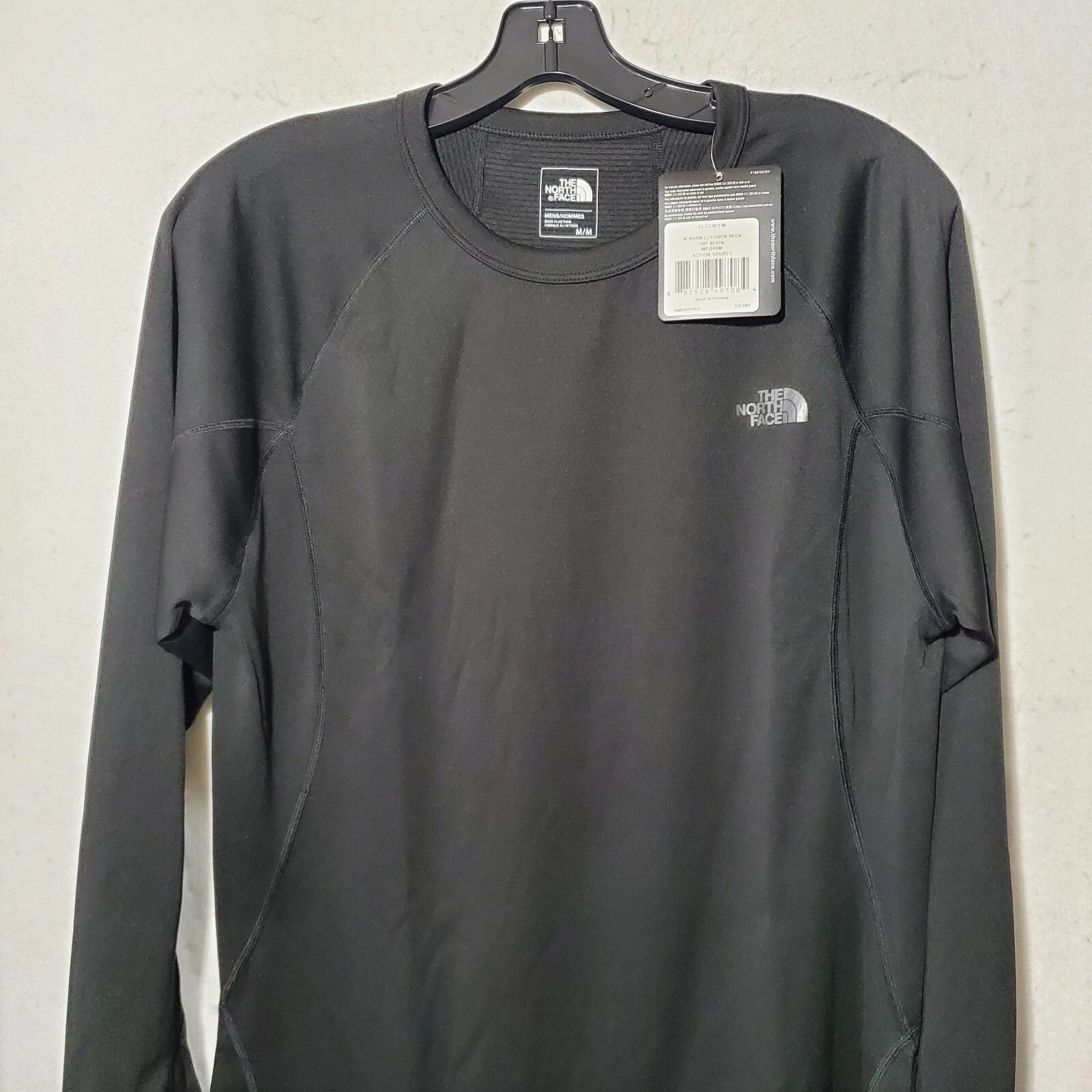 The North Face Shirt Warm Long Sleeve Crew Neck Flashdry Action Sports NWT
