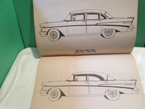 LOT OF 2 USED Chevrolet Coloring Book for Kids 55 56 57 Chevy Bel Air Nomad CAR - Picture 3 of 8