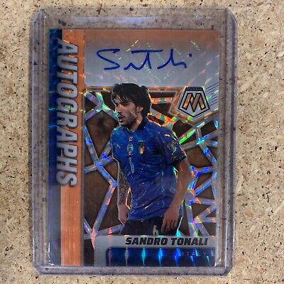 2021-22 Mosaic FIFA World Cup Orange #A-ST Sandro Tonali 2021-22 Mosaic FIFA World Cup Orange #A-ST Sandro Tonali