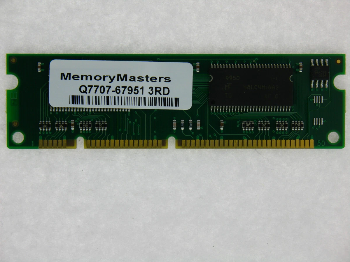 Q7707-67951 32MB 100 Pin DIMM Memory for HP printers 4000 | eBay