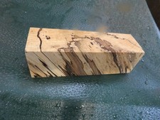 MM-SPALTED MAPLE DELUXE KNIFE BLOCK/SCALES/ CALLS/ PEN BLANKS--M--2--11