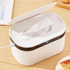 Baby Wipe Warmer, Large Capacity Moist Wipe Dispenser with 5-Level Temperatur...