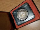 1873- 1973 1 Canada Silver Dollar - RCMP 100th Anniversary Royal Canadian Mint