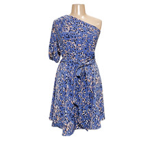 Nine West Blue Wrap Dress - Women's 3X