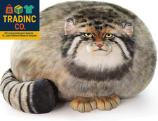 Steppe Cat Plush 30Cm/12Inch Pallas Cat Stuffed Animal, Cute Plushies for Girls,
