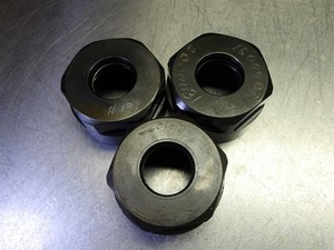 Lot Of 3 Used TG100 Collet Nuts 