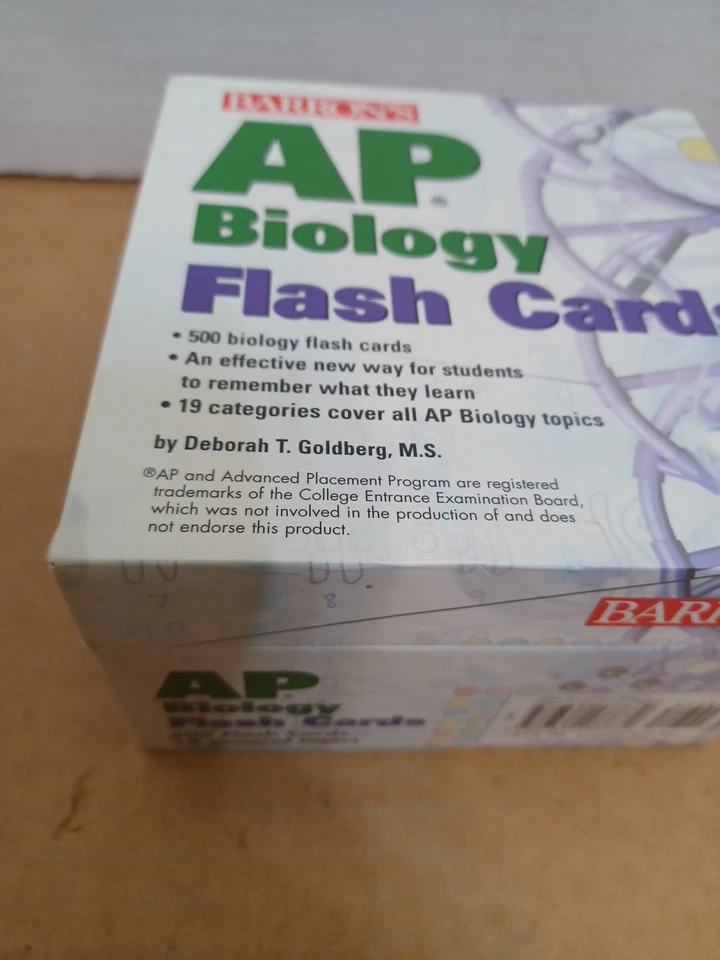 Barron's AP Biology 500 Flash Cards 19 Categories 2006 - Image 2 of 4