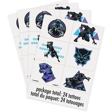 Unique Assorted Colors Black Panther Tattoos 24 Vibrant Design Perfect Parties