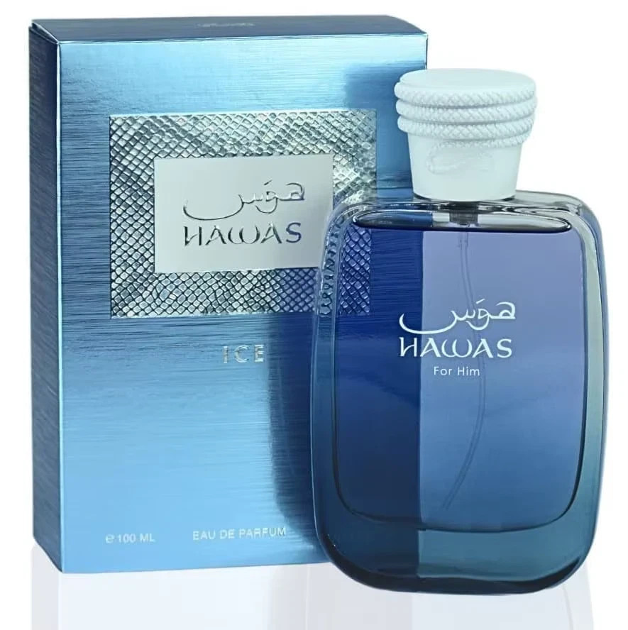 Rasasi Hawas Ice For Him 香水 Rasasi Hawas Ice For Him EDP 100ml 3.4oz Men's Fresh Summer
