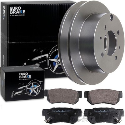 EuroBrake BREMSSCHEIBEN 262mm + BELÄGE HINTEN passend für HYUNDAI MATRIX FC