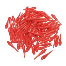 Plastic dart tips, 150pcs 2BA soft thread dart tips, red