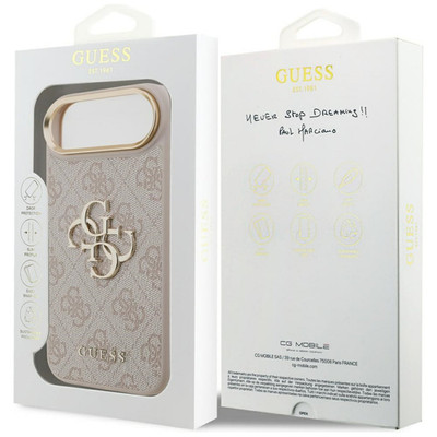 Guess Big 4G Classic Logo Case für iPhone 17 Air 6,5'' Roségold - GUHCP17M4GMGCPI