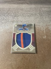 2018 Topps Tier One Prodigious Patch /10 Dominic Smith #PP-DS Patch