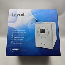 LEVOIT LV600HH Hybrid Ultrasonic Humidifier White New Open Box Read