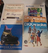 Laserdisc Karaoke Video Sing A Long Discs Lot 7 of 60's 70's 80's 90's