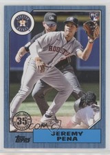 2022 Topps Update 1987 Topps Baseball Blue Jeremy Pena #87TBU-23 v6g