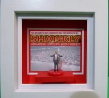 Bill Shankly Liverpool Mini-Frame!Art Handpainted  Football Gift (subbuteo Size)