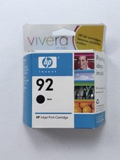 Genuine HP 92 Black Ink Cartridge C9362WN OEM Sealed Exp 04/2008 New Old Stock