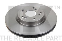 2X NK Bremsscheibe 202654 FüR FN FK CR Honda Civic 5 2 8 Hatchback RD5 Ctdi RD9
