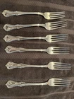 New ListingReed & Barton Set of 6 Sterling Silver (.925) Forks Marked STERLING