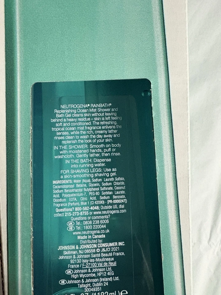 Neutrogena Rainbath Replenishing Shower Gel, Ocean Mist (40 fl. oz.) - Image 4 of 4