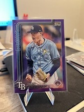 2025 Topps Series 1 - Peter Fairbanks #198 Purple Holofoil /250