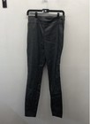 New York & Company Women's Black Faux Leather Leggings Pants High Waist NWT M — photo 1
