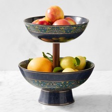 Morris Co. x Williams Sonoma Cotswold Two-Tier Fruit Bowl