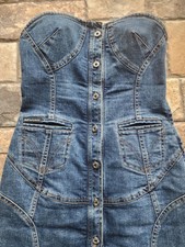dolce & gabbana denim dress Size 24/ 38
