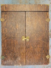 Vintage 1960s 70s Wooden SLOT CAR PIT BOX HO 1/32 1/24 18x14x10 Holds 14 Cars