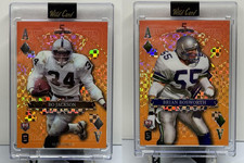 🔥 1/1 Bo Jackson Brian Bosworth Wild Card Back to Back Stacked NFL 