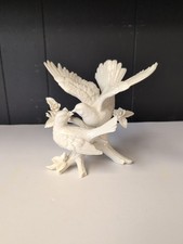 Cake topper matrimonio Lenox due colombe perfette condizioni
