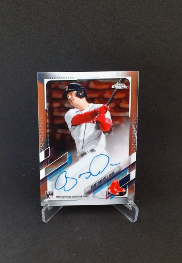 2021 Topps Chrome - Bobby Dalbec - #RA-BD Rookie Auto - RC