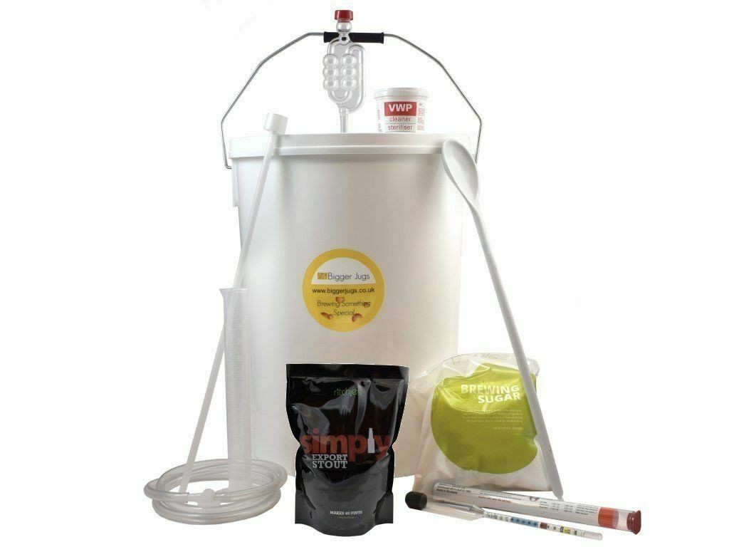 Starter Beer Making Set Simply Export Stout 40 Pints With Equipment Homebrew