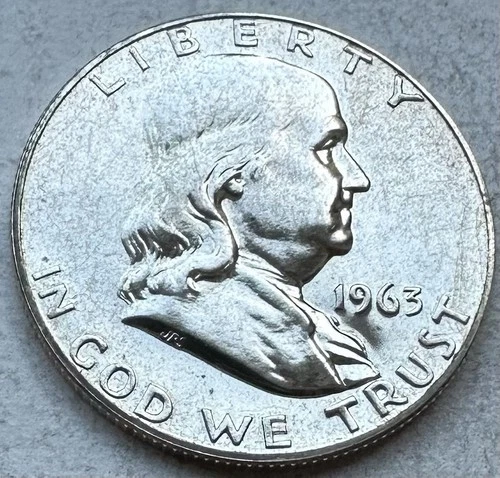 1963 Proof Franklin Half Dollar 90% Silver-INV#8356