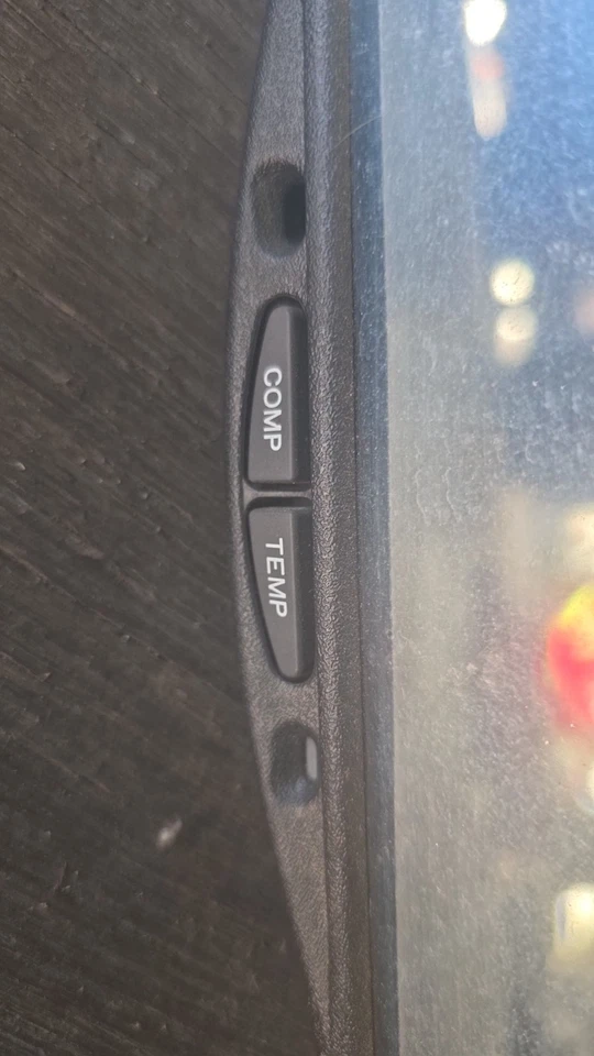 Espejo retrovisor Silverado Sierra Tahoe Yukon 99-02 OEM atenuación automática brújula temperatura Foto 2 de 4