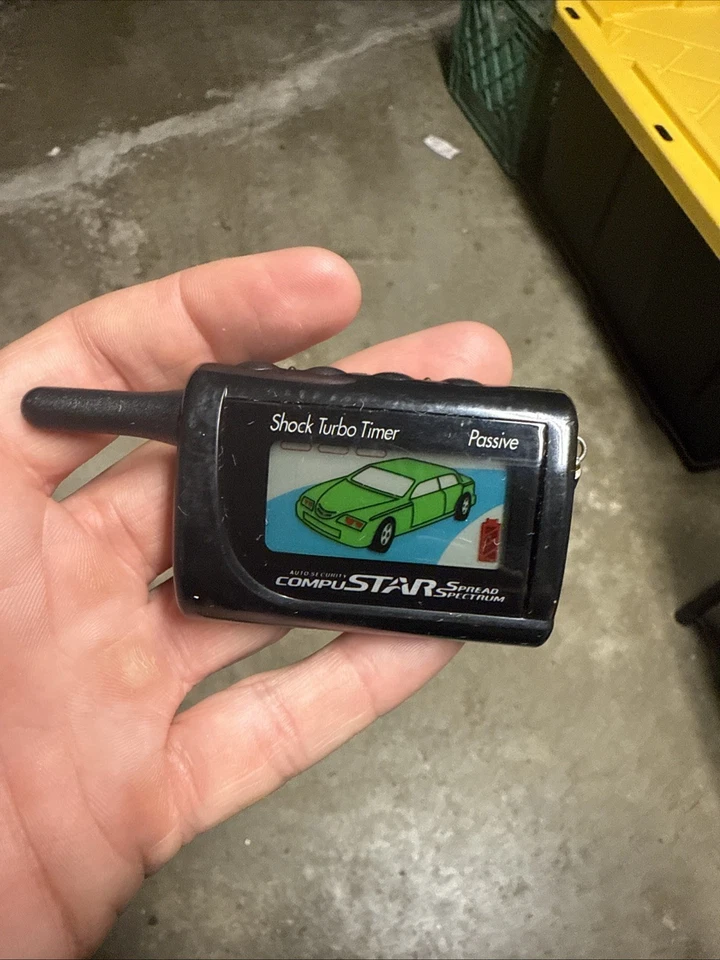 COMPUSTAR 4-BUTTON 2-WAY LCD REMOTE START ALARM TRANSMITTER  2WSSR- TESTED - Image 2 of 4