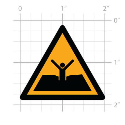 W061 - Quicksand, Mud, Deep Mud, Or Silt Sticker for water bottle phone hard hat