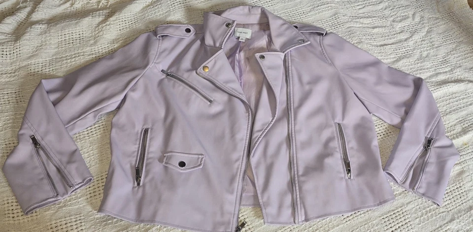 Женские - Nine West - XL молнии куртка новый без ярлыков светло-фиолетовый - Изображение 2 из 4