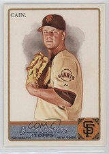 2011 Topps Allen & Ginter's Factory Set Glossy /999 Matt Cain #134 0b0