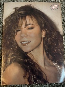 VERY RARE 90s Young Teen Singer Mariah Carey Bop Magazine Clippings Pinup!