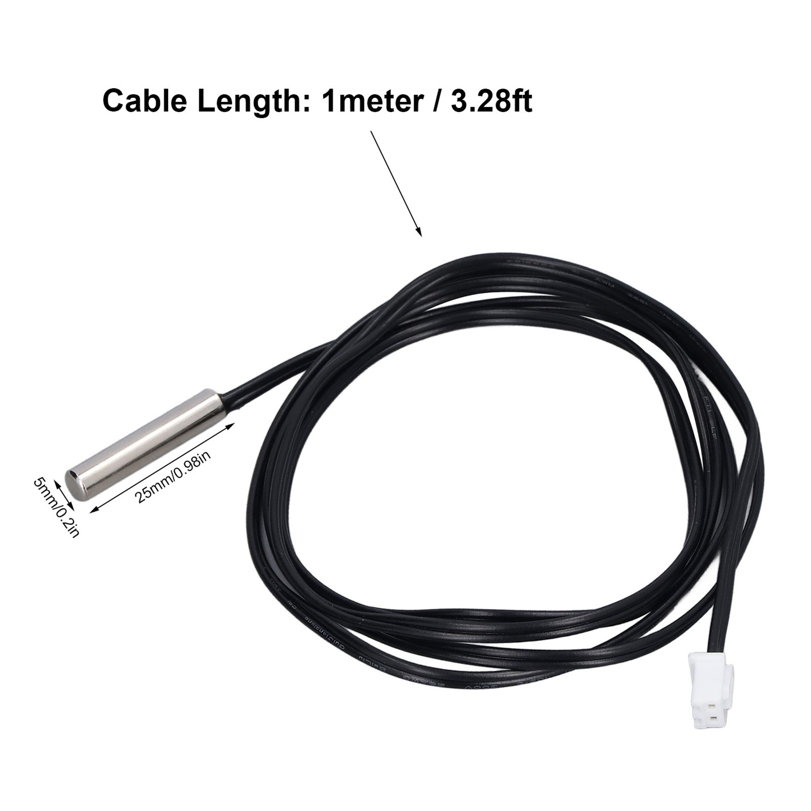 (10K B3435) Temp Probe Broad Use 10Pcs Cylindrical Head Thermistor Sensor